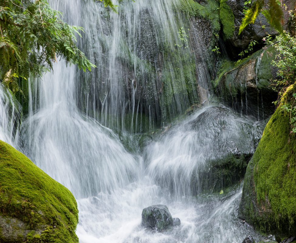 Chahassen cascade. Nature parade.