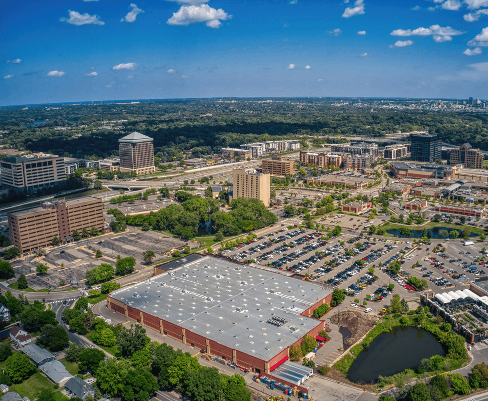 St Louis Park aerial view. St. Louis Park Movers - Piepho Moving & Storage
